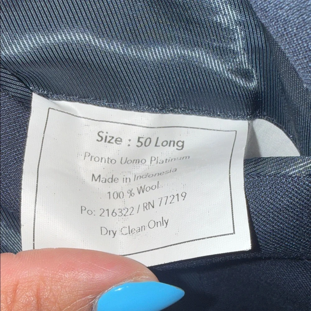 Pronto Uomo Dark Navy Two-Button Sport Coat